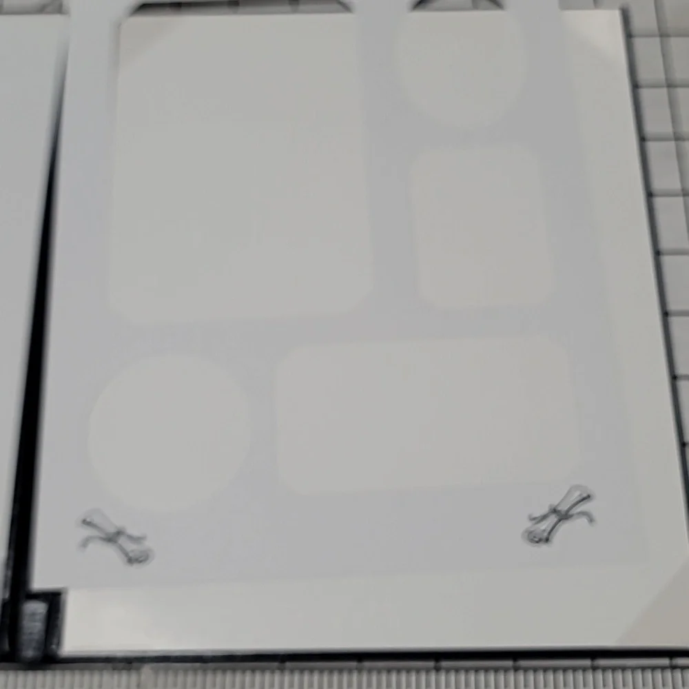 Graduate Portfolio Trifold - New, Unused, Blue & Silver‎